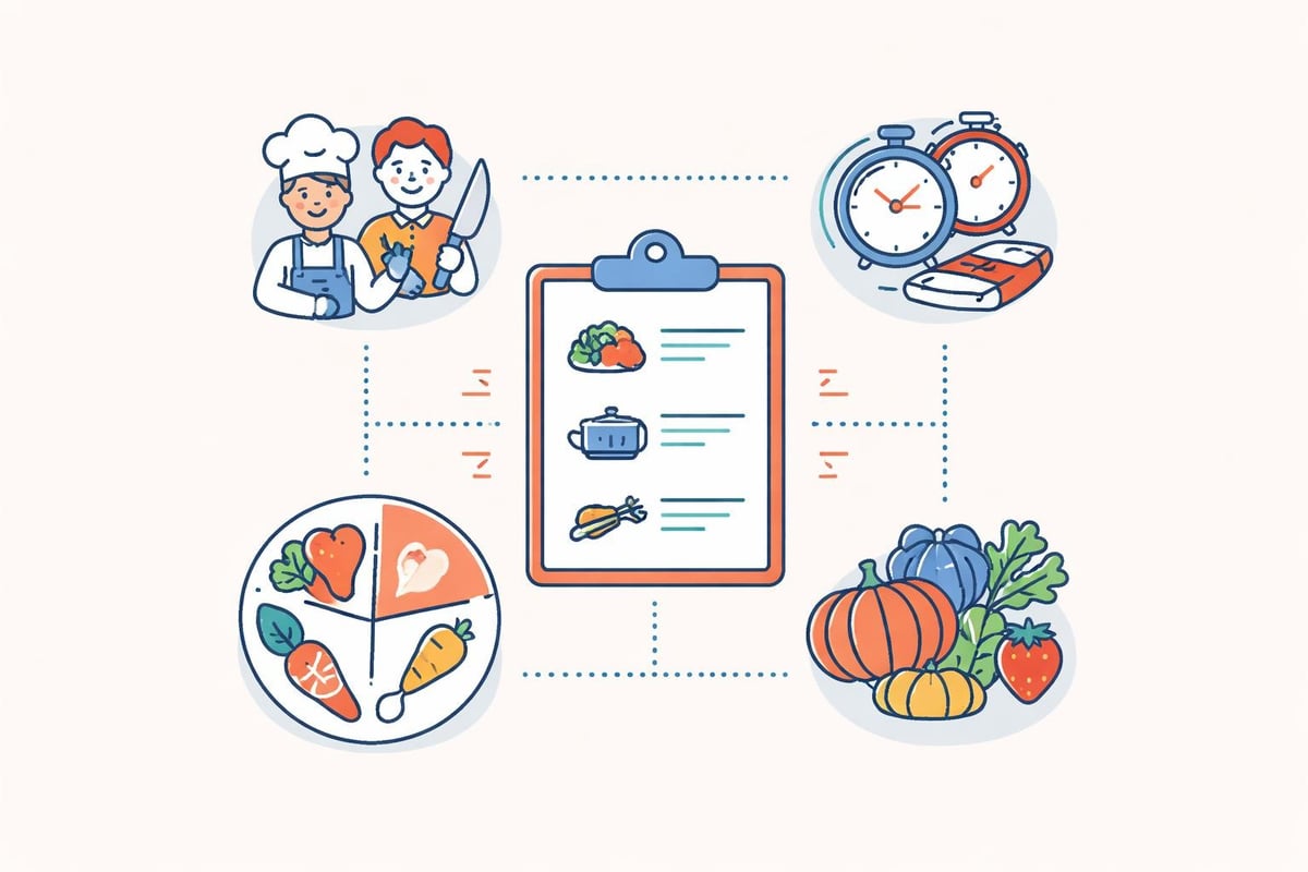 Menüplanung für Teamevents