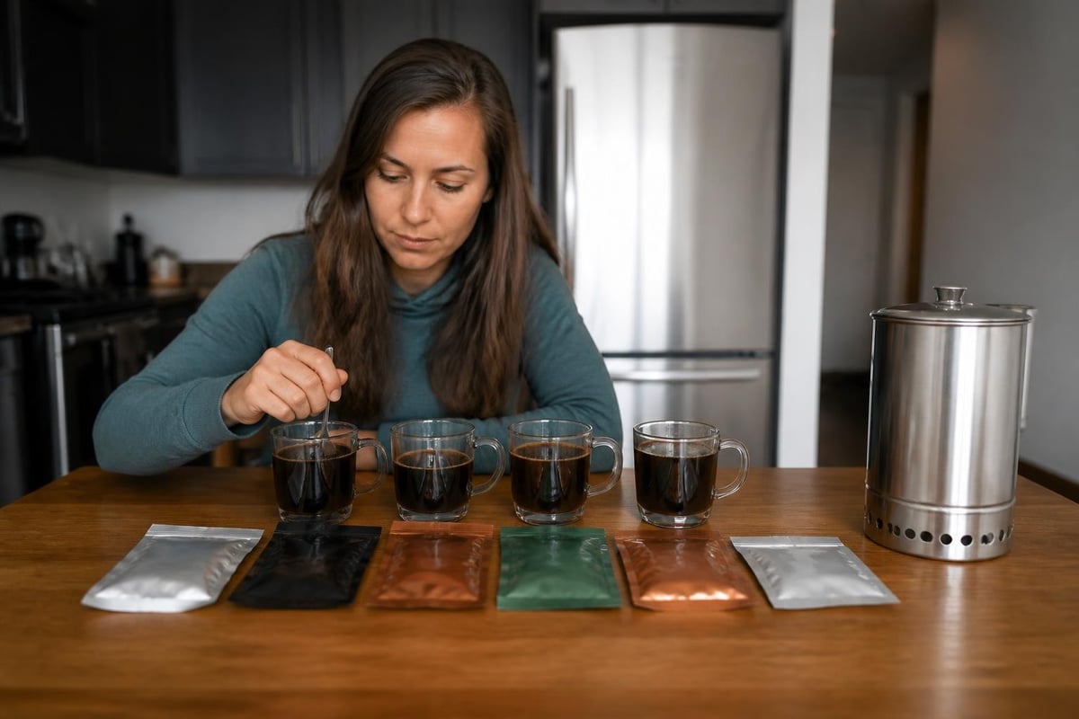 Coffee tasting evaluation