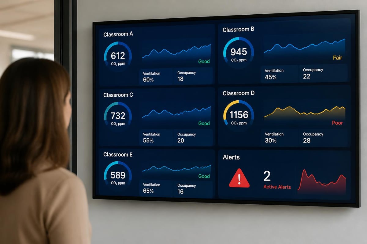 School air quality dashboard