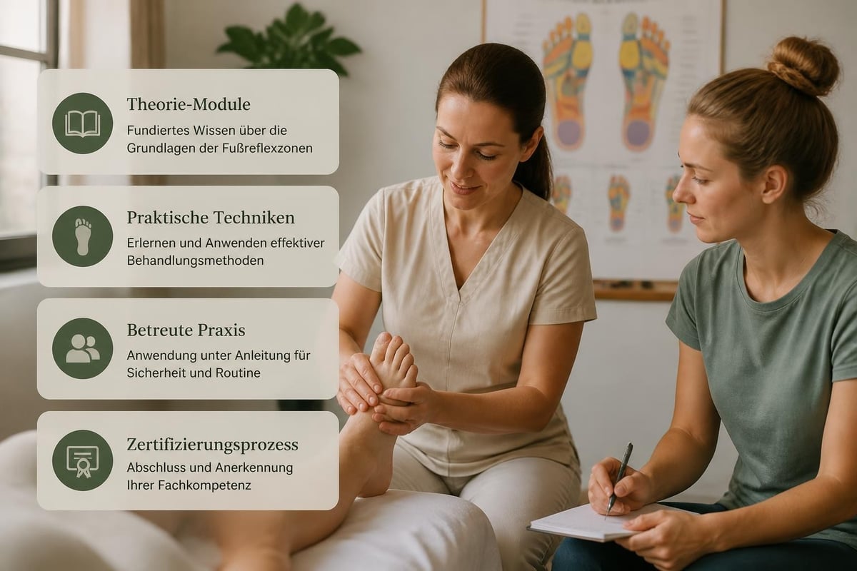 Ausbildungsstruktur Reflexzonenmassage