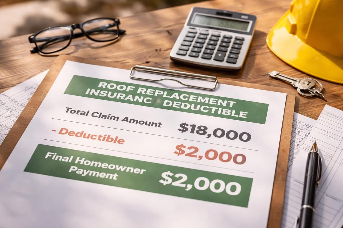 Insurance deductible calculation