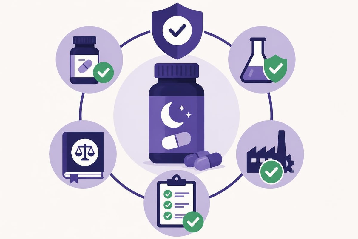 Melatonin supplement quality factors