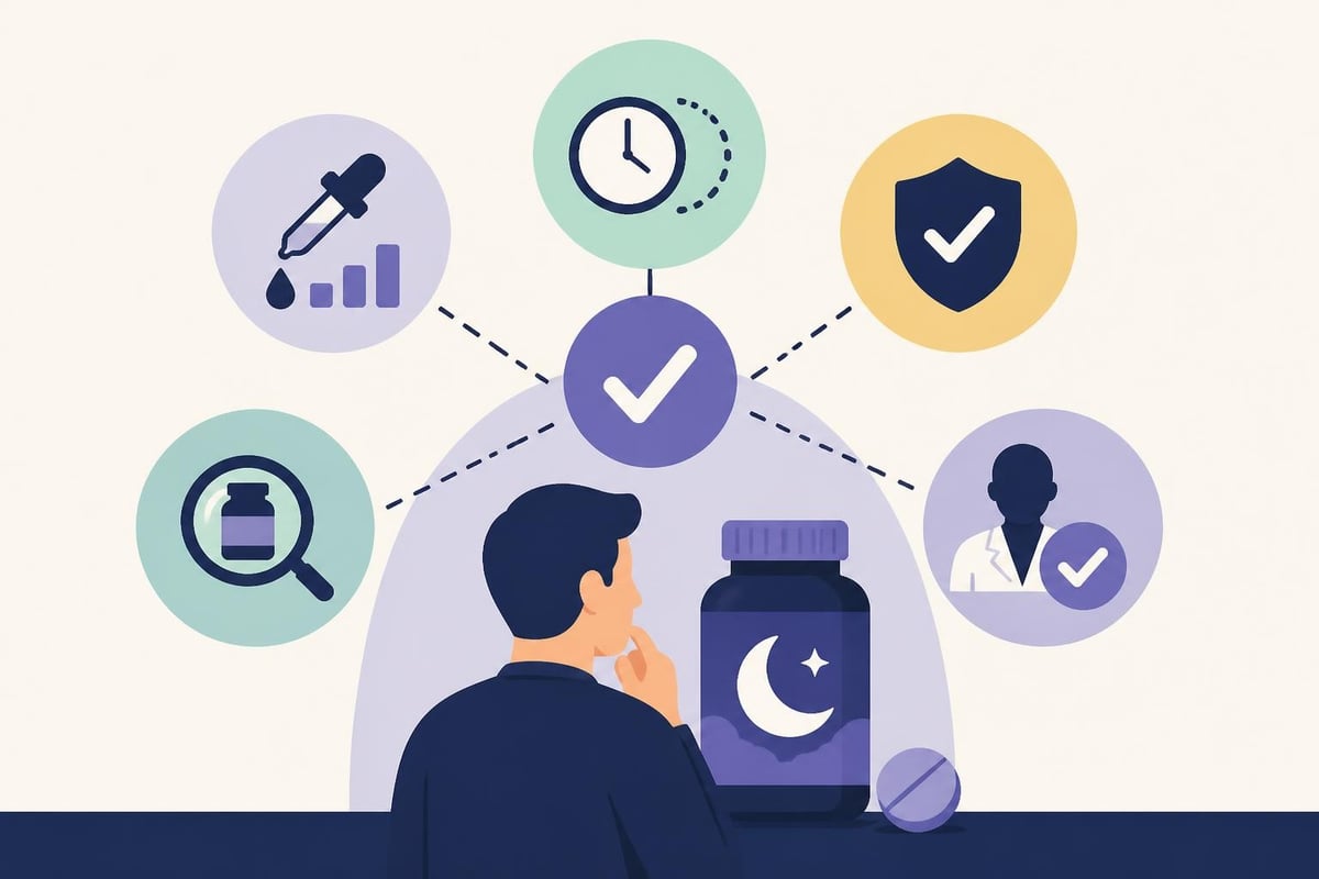 Melatonin capsule selection criteria
