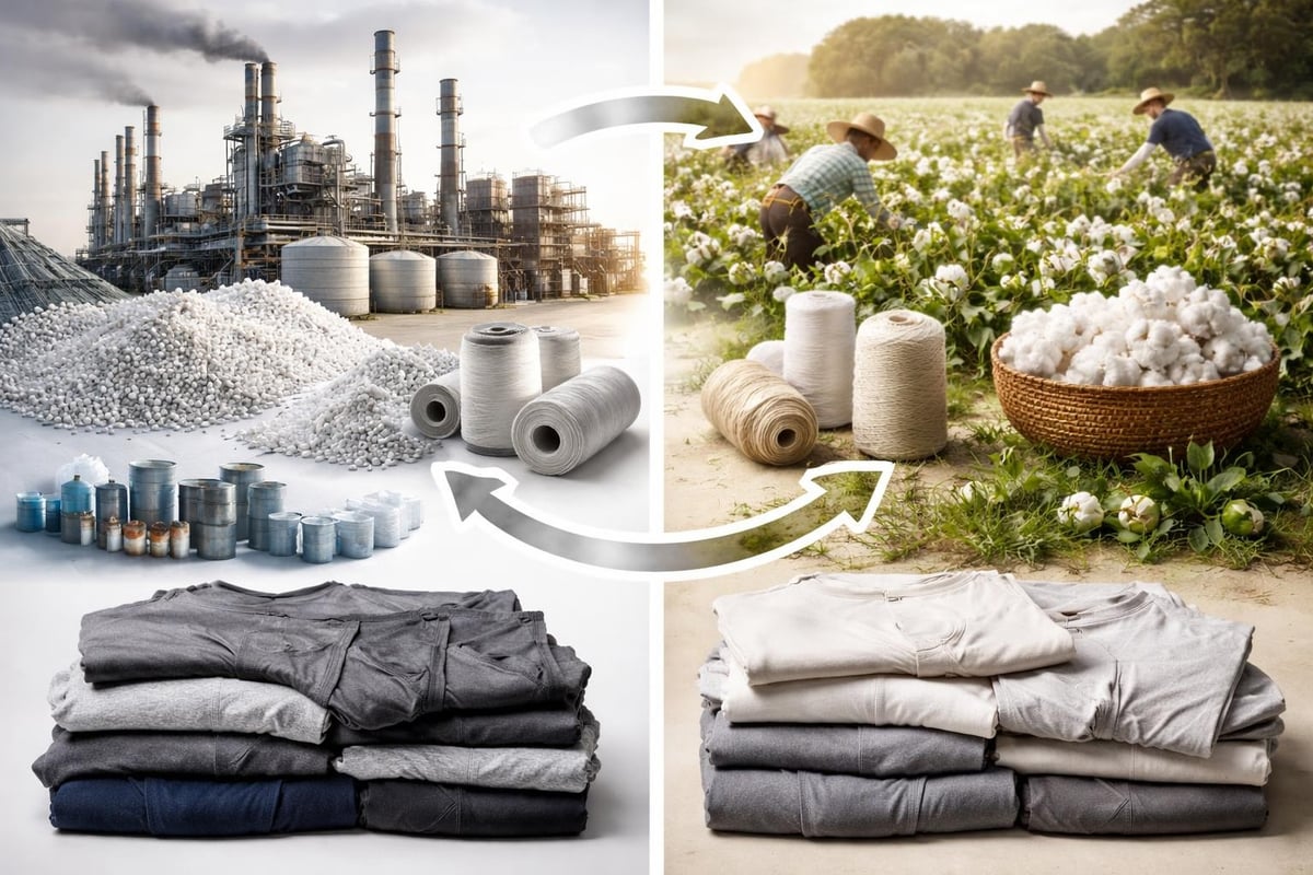 Natural vs synthetic fabrics