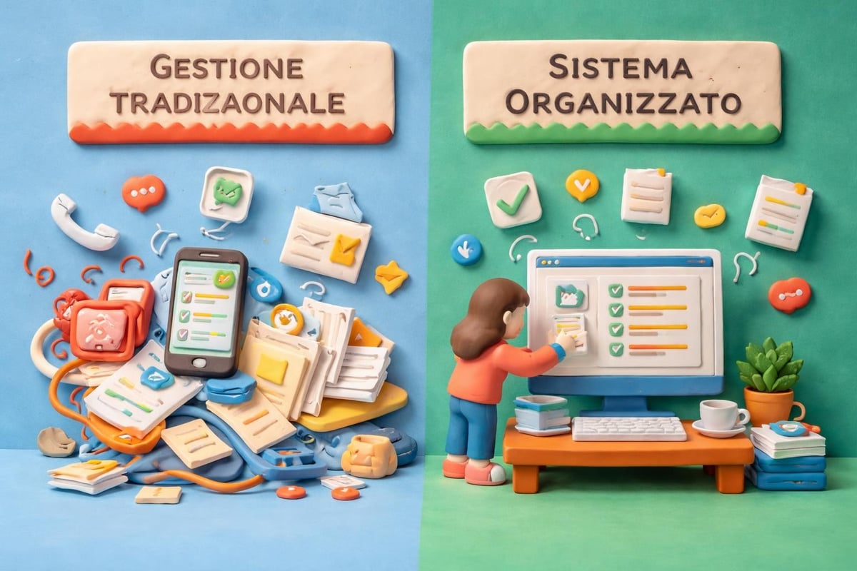 Flusso caos studio medico