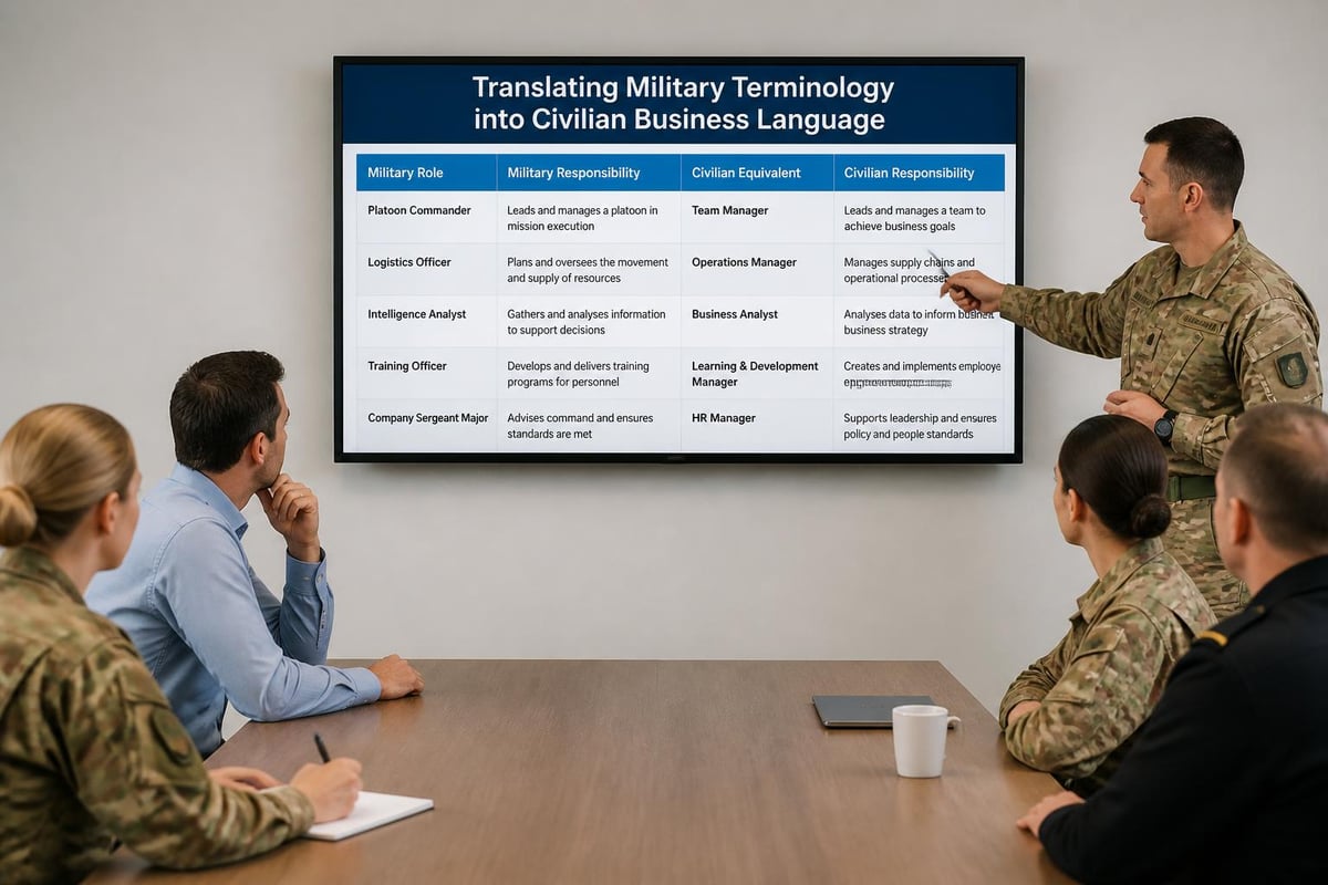 Military skills translation