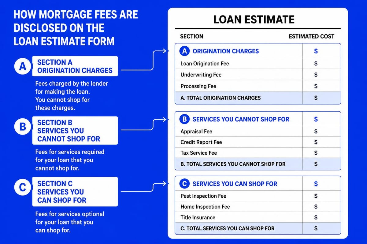 Loan estimate breakdown