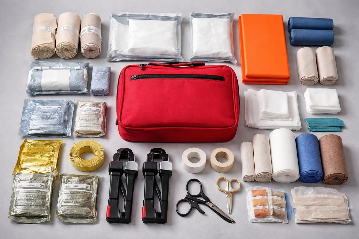 First aid kit organization