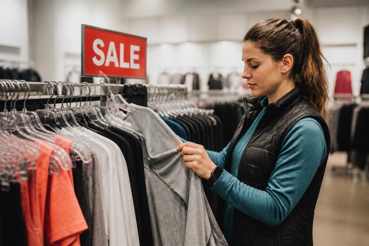 Annual activewear sale calendar