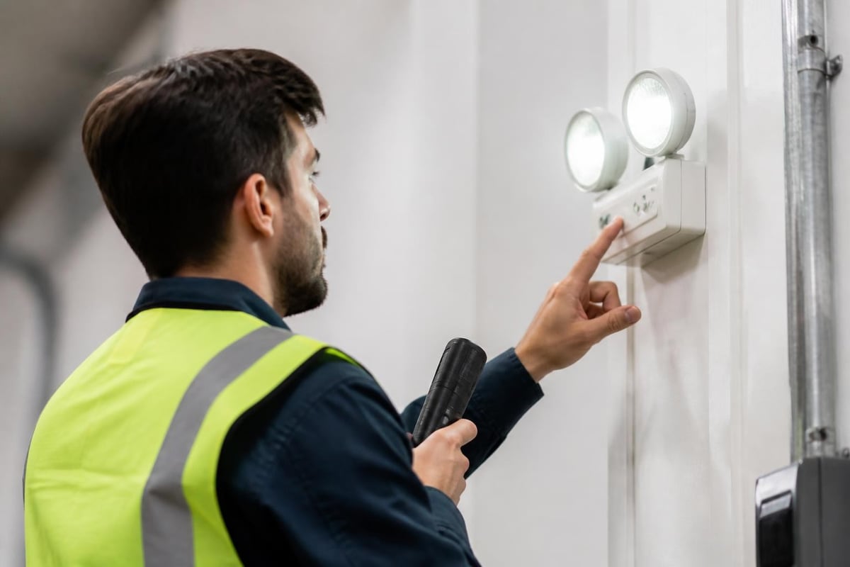 Emergency lighting testing intervals
