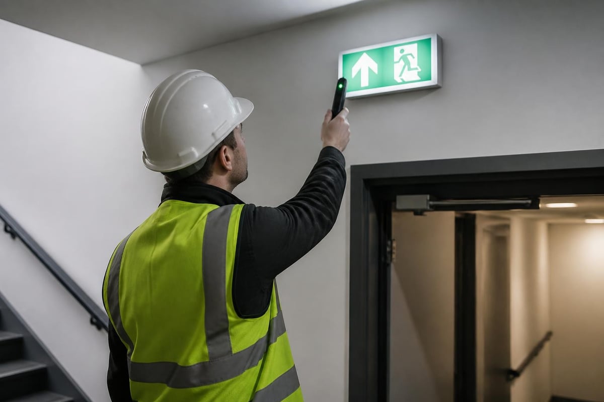 Emergency lighting in fire safety ecosystem