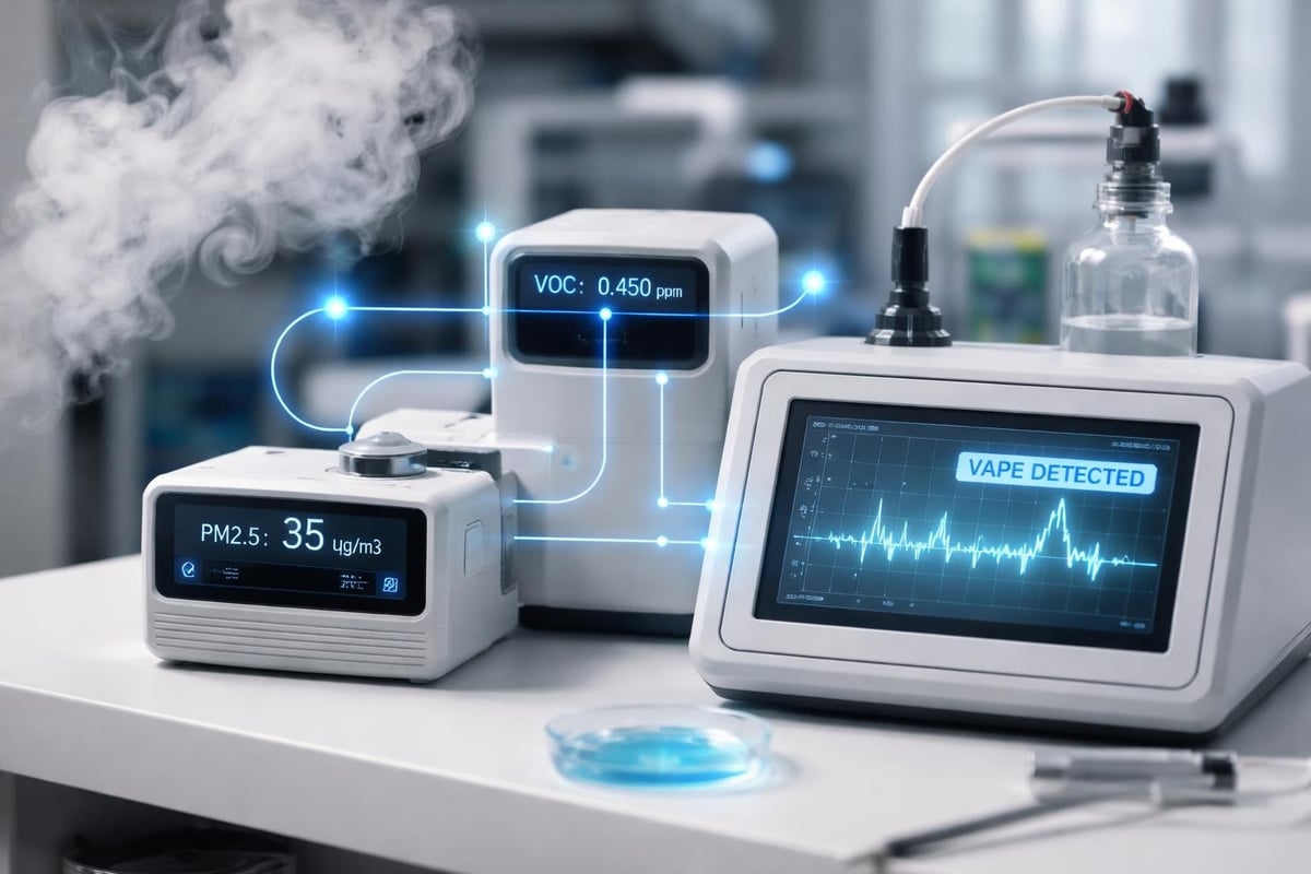 Vape detection sensor technology