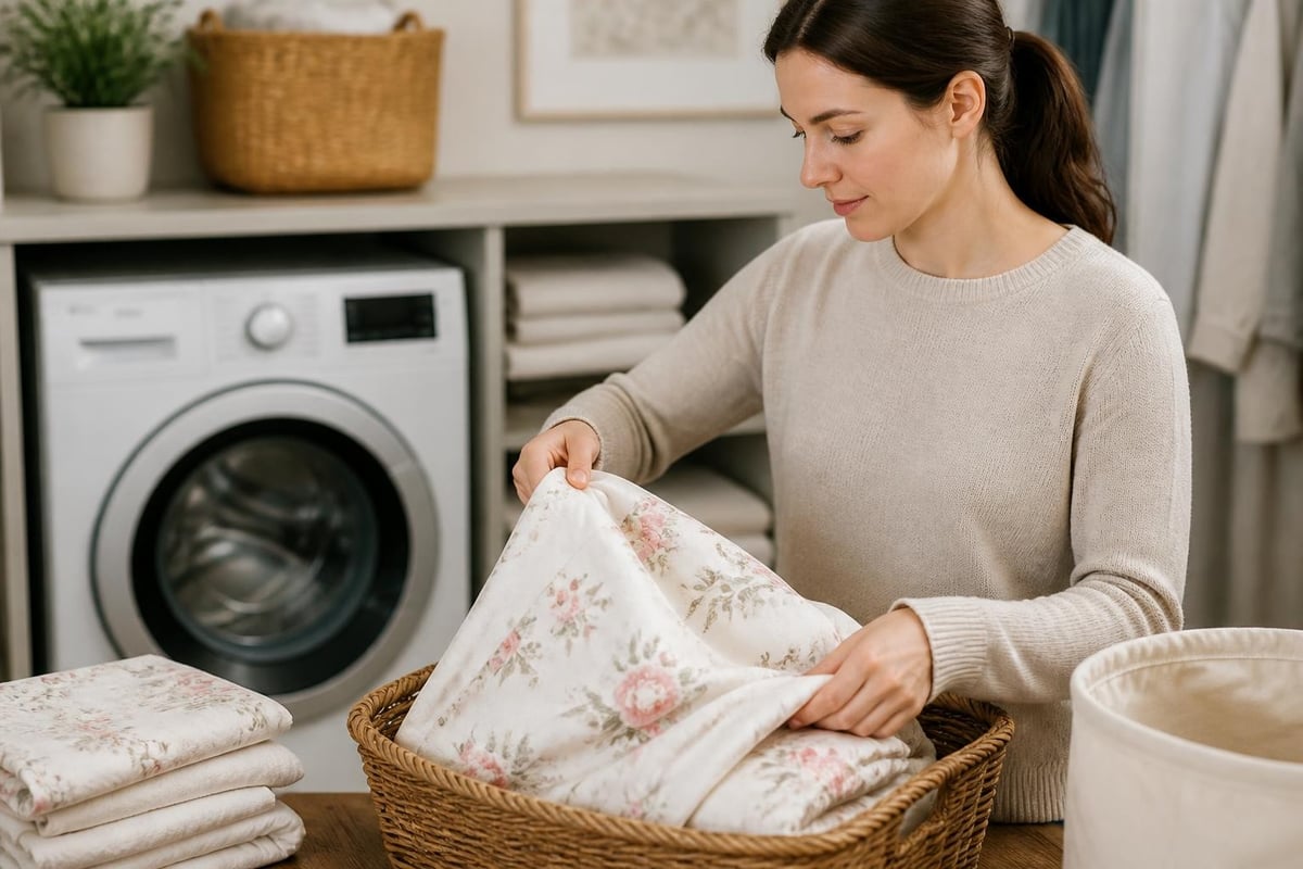 Vintage bedding care