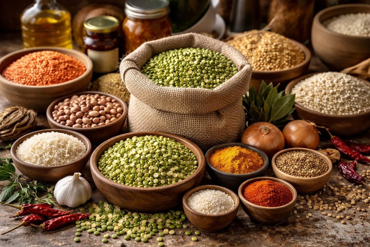 Pantry staples for traditional cooking