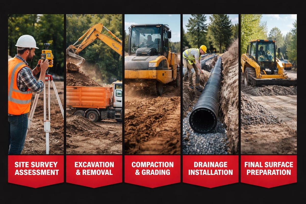 Earthworks project phases