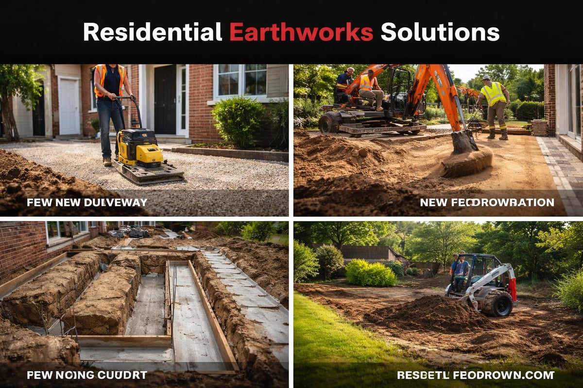 Residential earthworks services