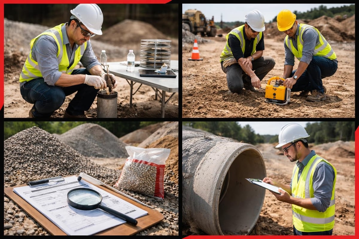 Quality control in earthworks