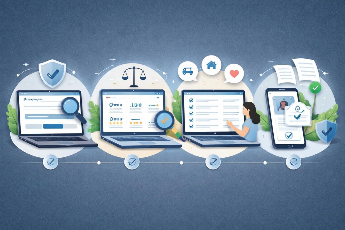 ¿Es Seguro Contratar Un Seguro Online en 2026? 4 Fases de contratación segura