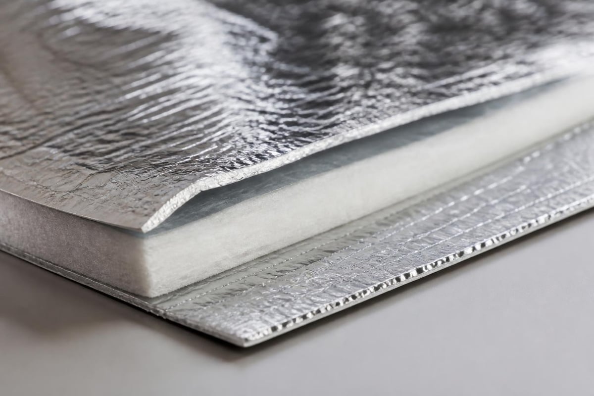 Foil insulation layers