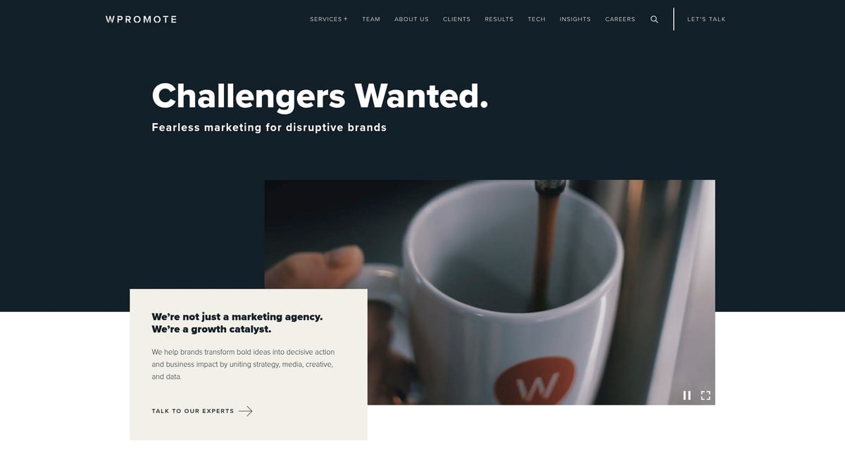 9 Must-See Creative Digital Marketing Websites in 2025 3 9 Must-See Creative Digital Marketing Websites in 2025 - Wpromote