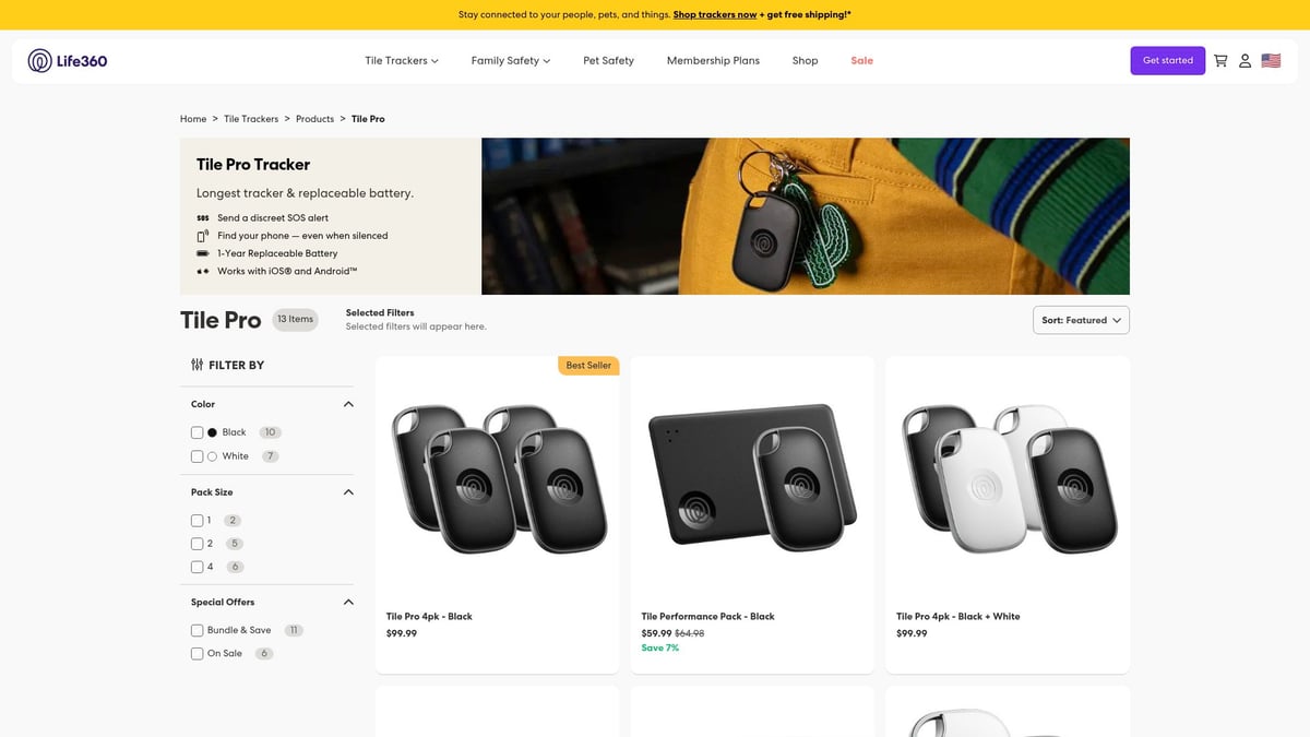 9 Essential Automobile Accessories Online for 2026 - Tile Pro Bluetooth Tracker