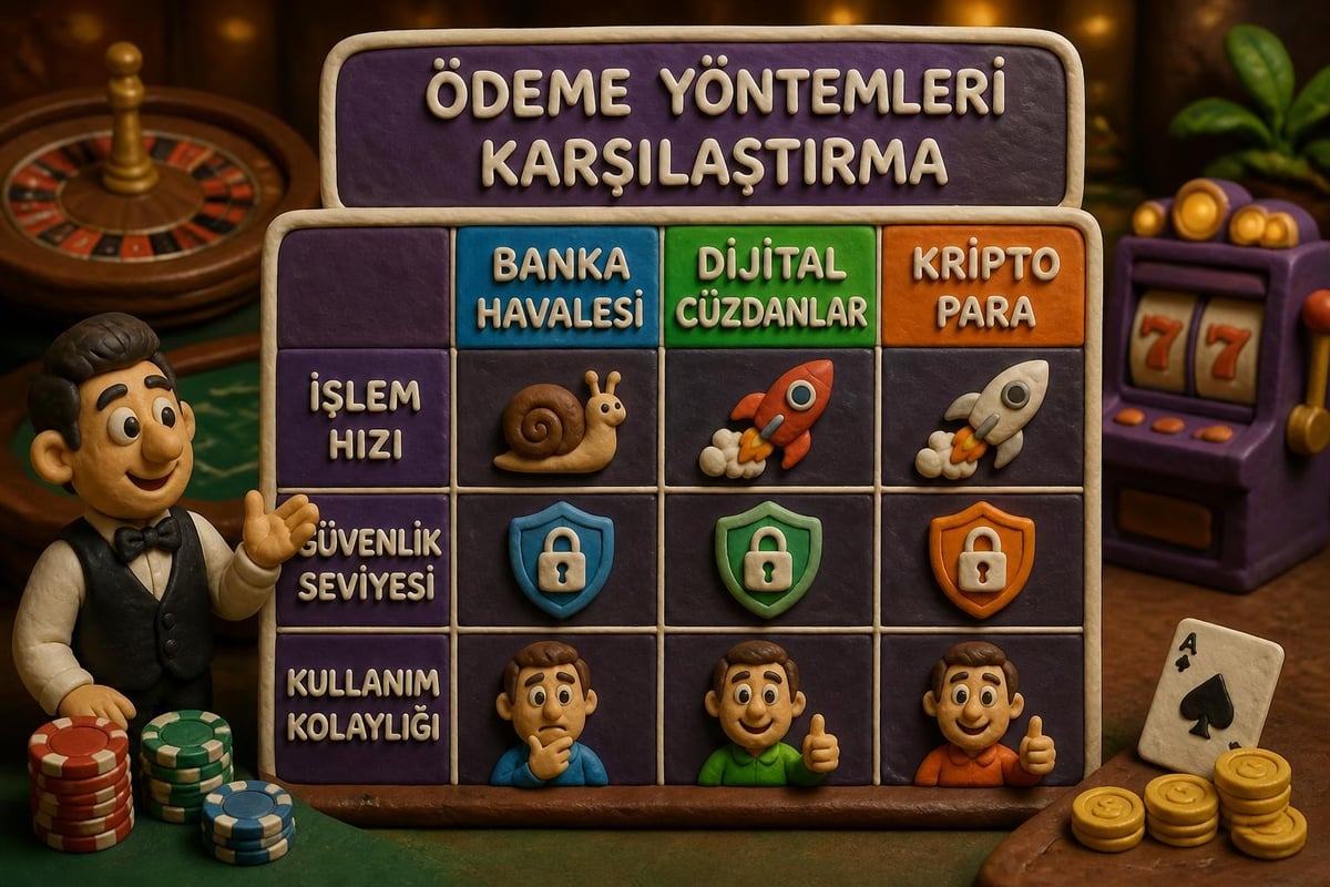 Ödeme yöntemleri karşılaştırması