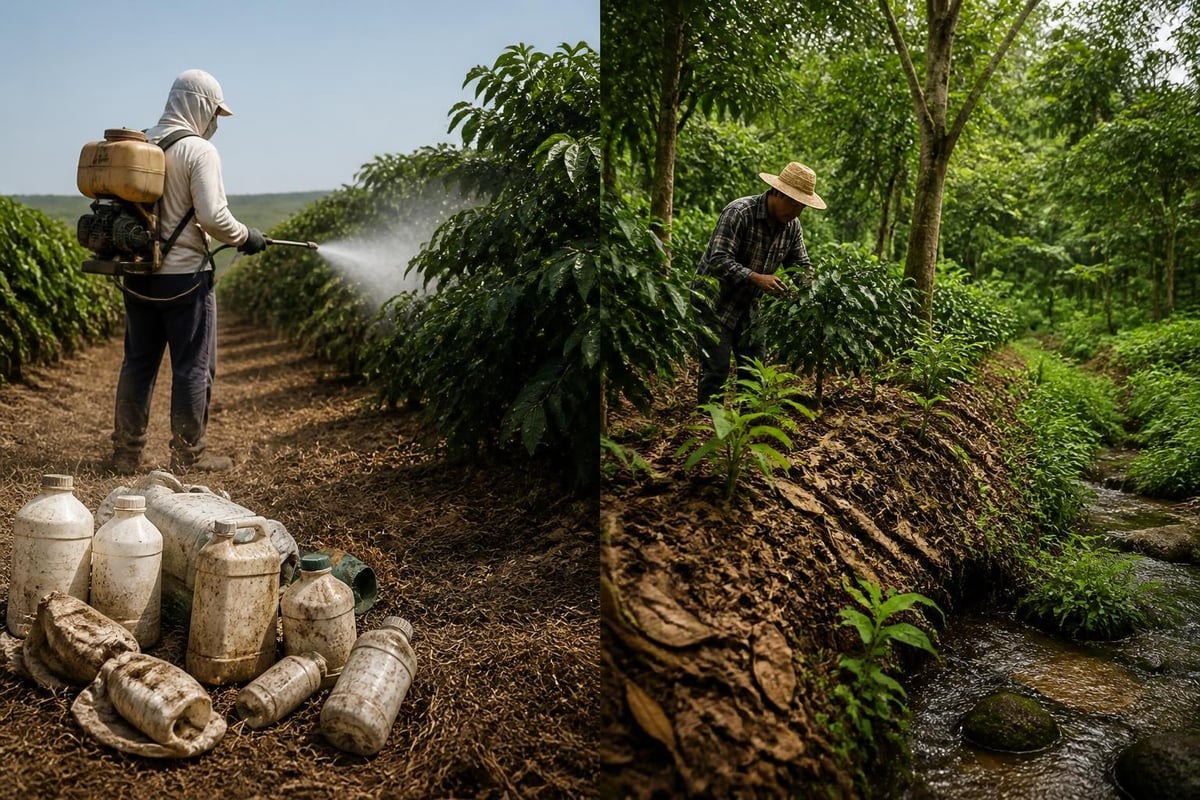 Pratiques agricoles durables pour le café biologique