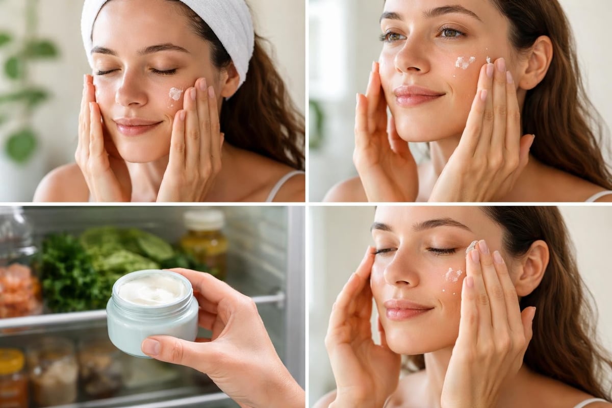 Cream application technique