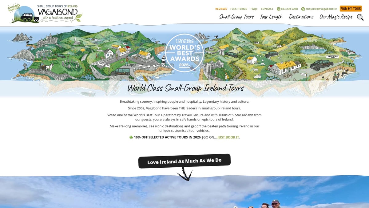 9 Amazing Ireland Getaway Packages for an Unforgettable 2026 - Wild Atlantic Way Adventure Package by Vagabond Tours