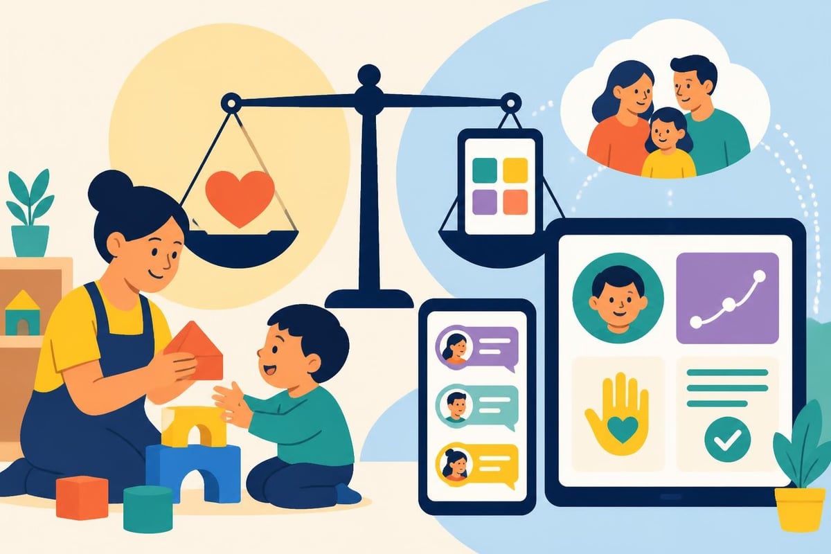 Technology in home childcare
