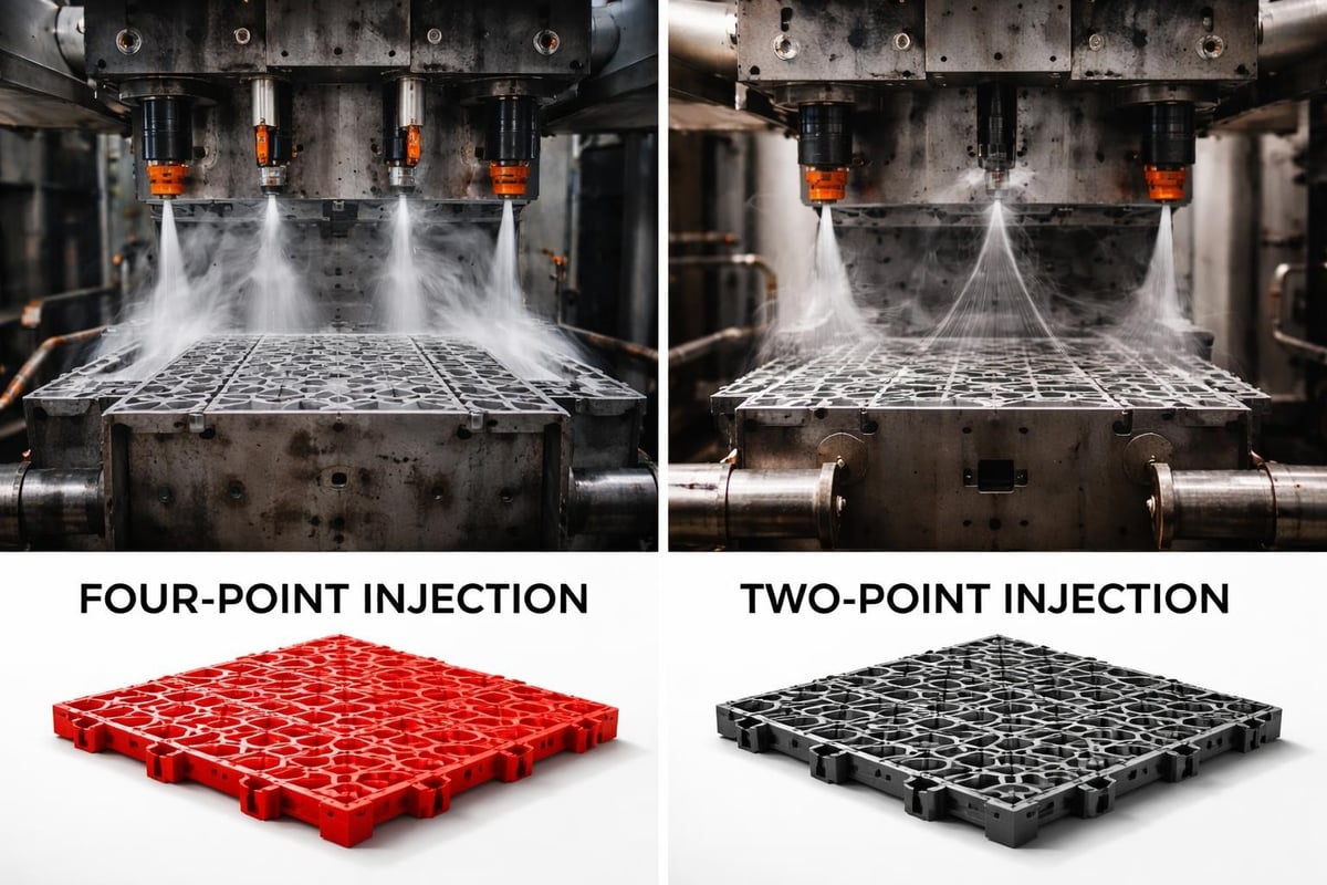 Swisstrax four-point injection molding process