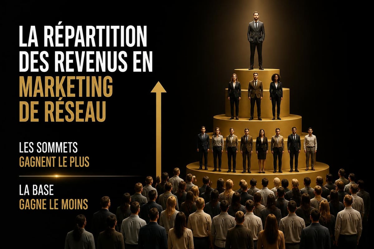 Network marketing income distribution