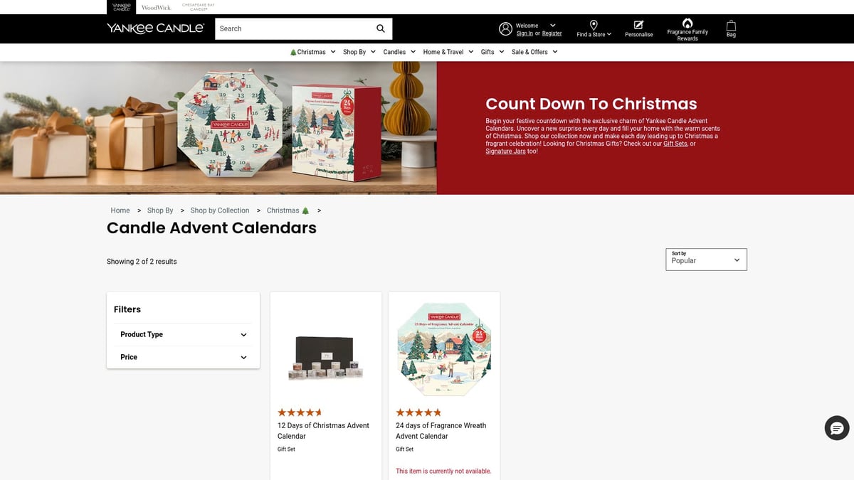 7 Must-Have Finds at the Christmas Candle Shop 2026 - Yankee Candle Christmas Advent Calendar