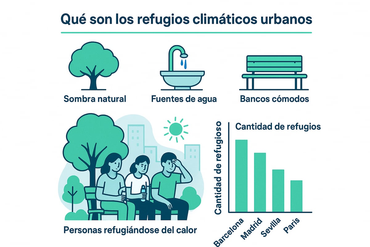 ¿Qué son los Refugios Climáticos Urbanos?