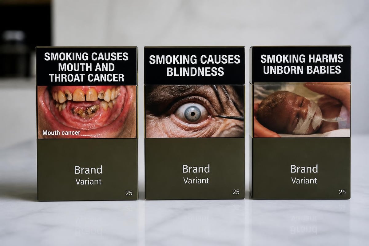 Plain packaging requirements diagram