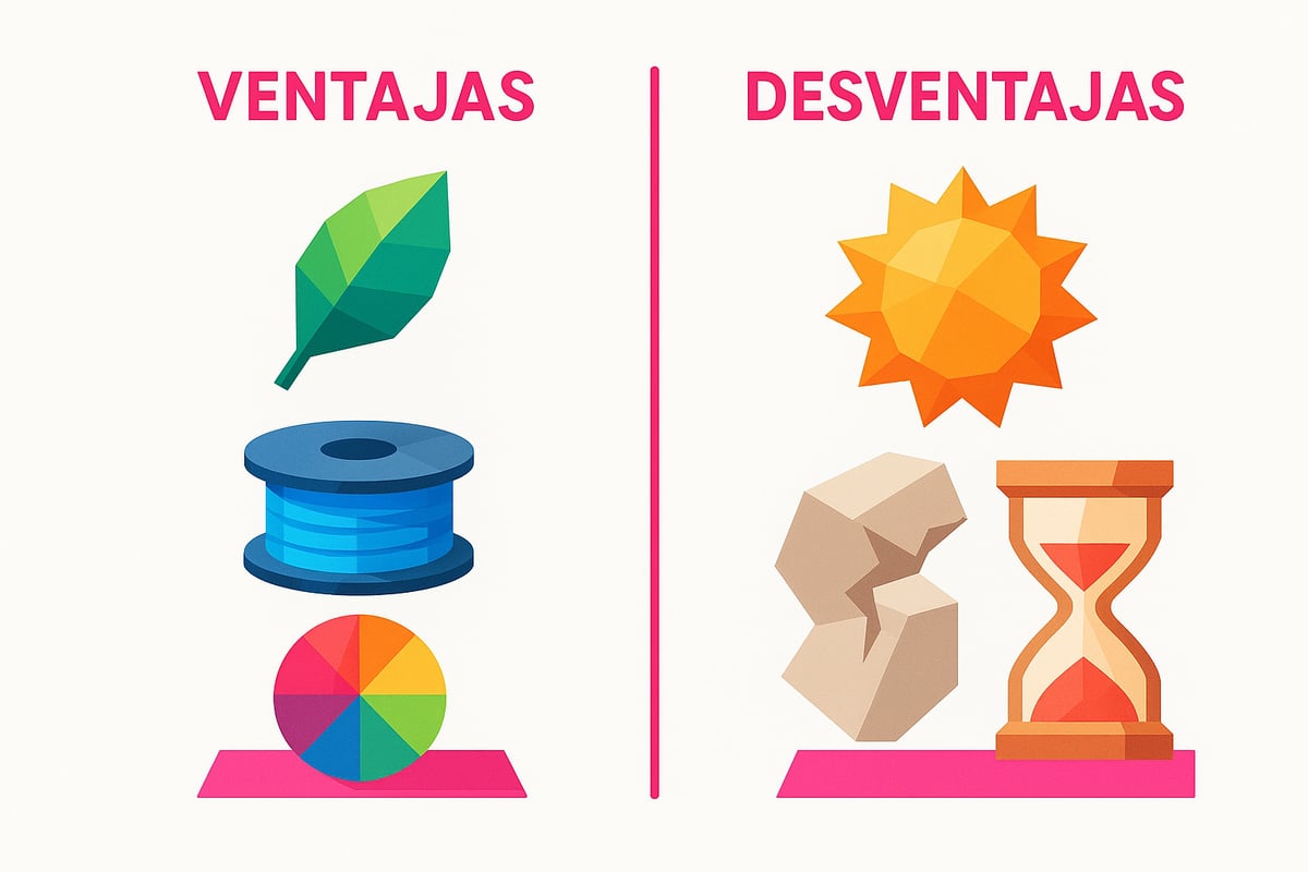 Vantagens e desvantagens do PLA em 2025