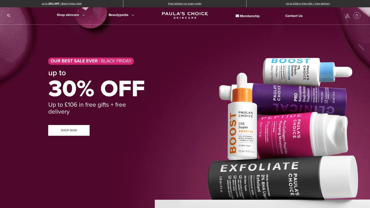 9 Must-Try Best Rated Skin Care Picks for Glowing Skin 2026 - Paula’s Choice Skin Perfecting 2% BHA Liquid Exfoliant