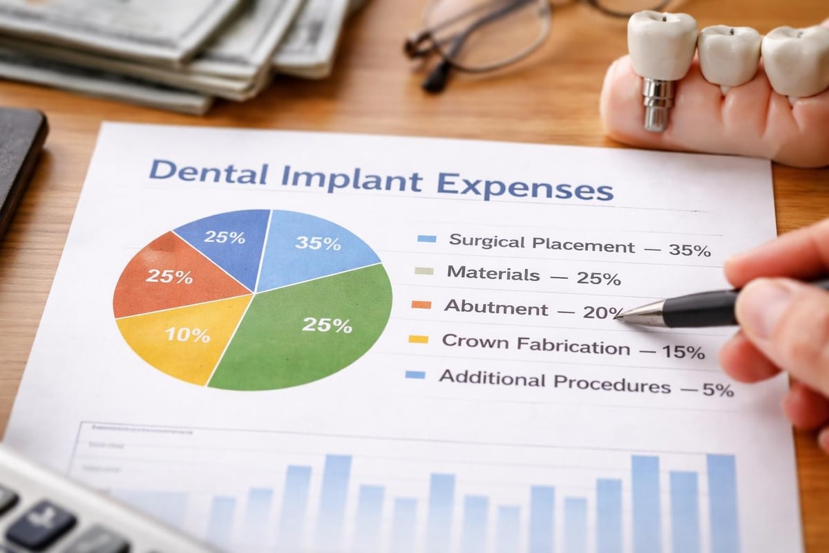 Dental implant cost breakdown