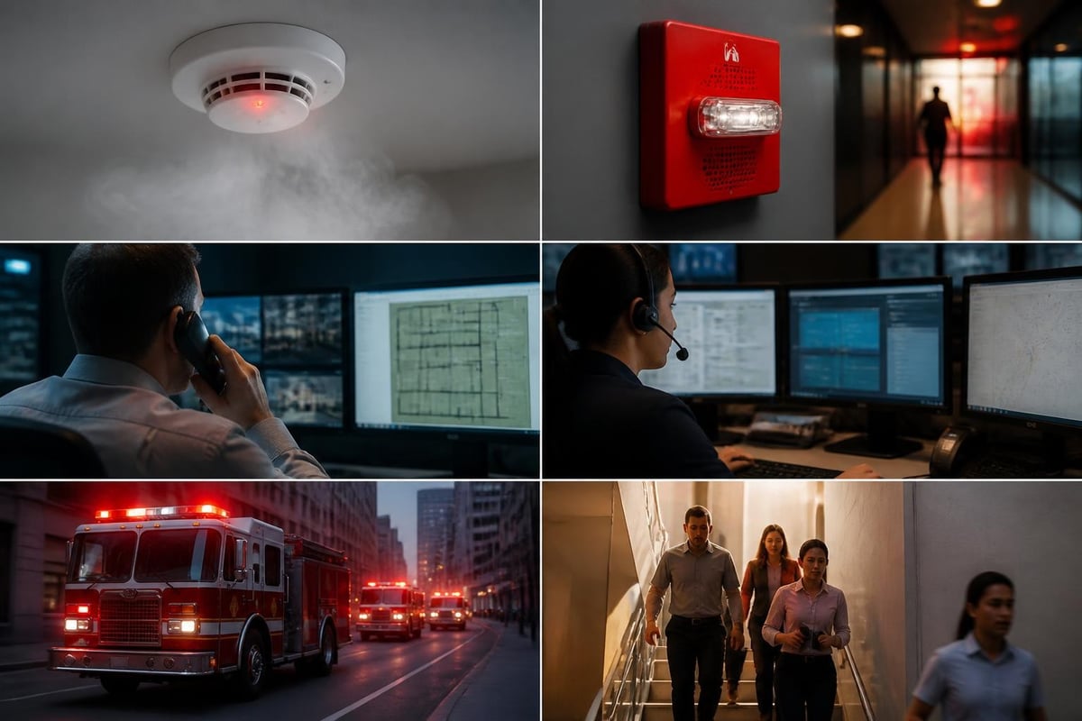 Fire detection integration workflow