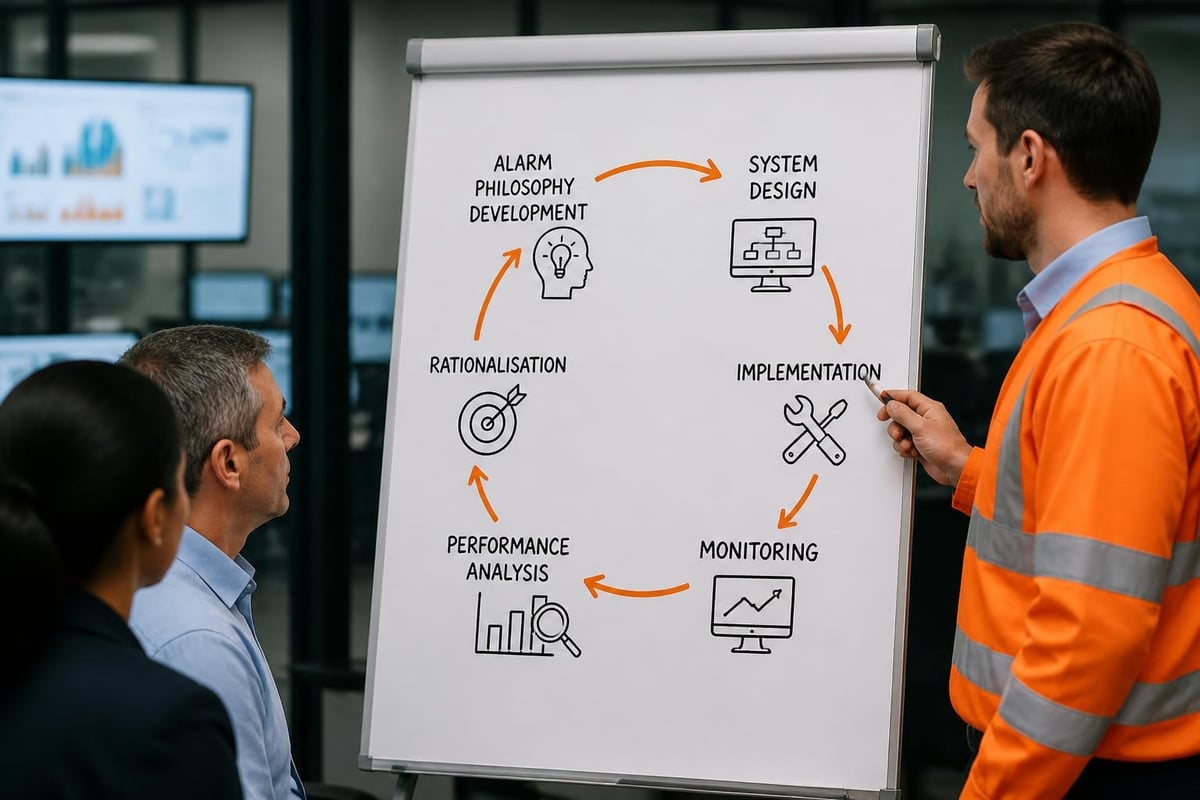 Alarm management lifecycle framework
