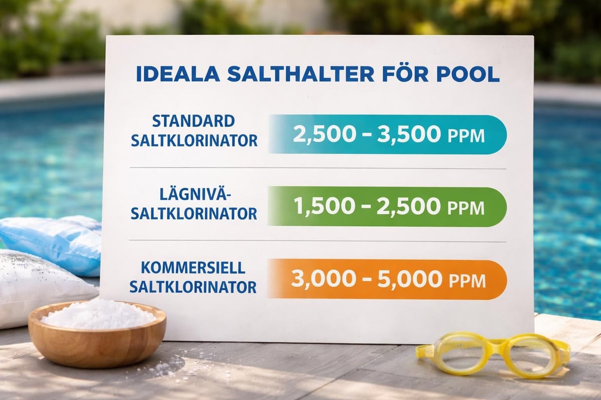 Optimal salthalt pool