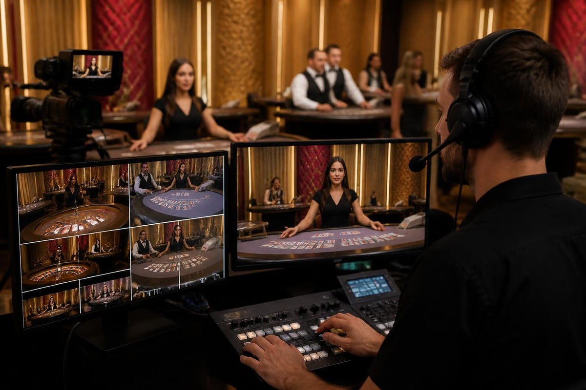 Live casino streaming technology