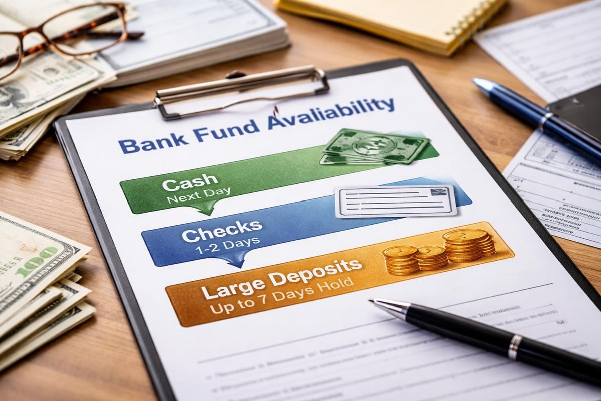 Fund availability schedule