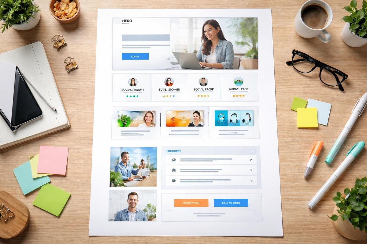 Page conversion structure