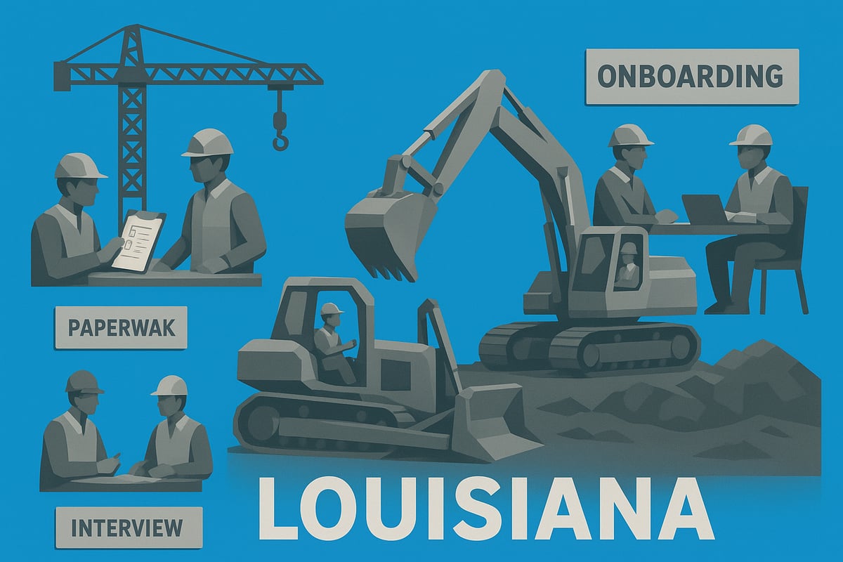 Step-by-Step Process to Hire Heavy Equipment Operators in Louisiana