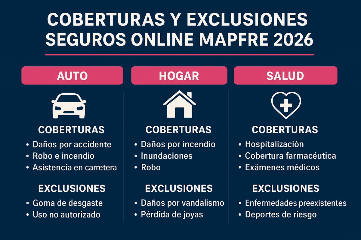 Coberturas y Exclusiones M&aacute;s Importantes en 2026
