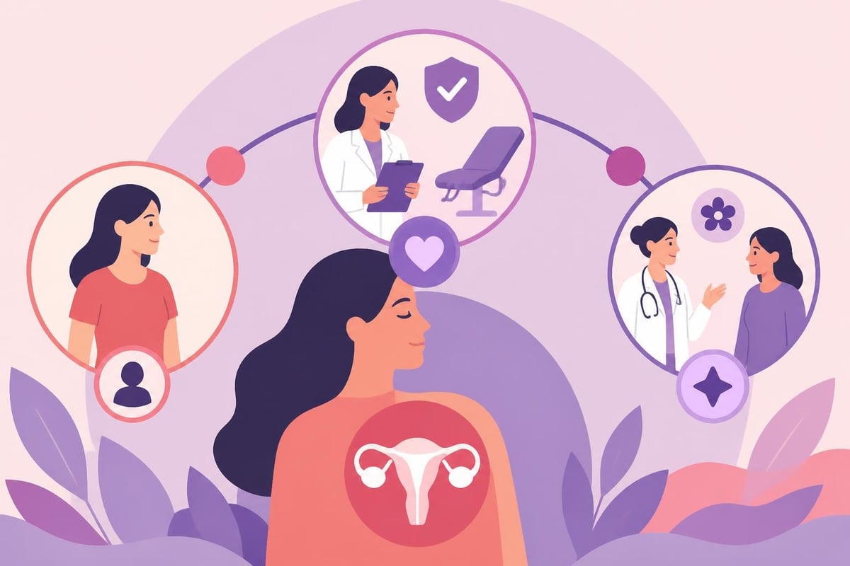 Timeline della salute ginecologica femminile