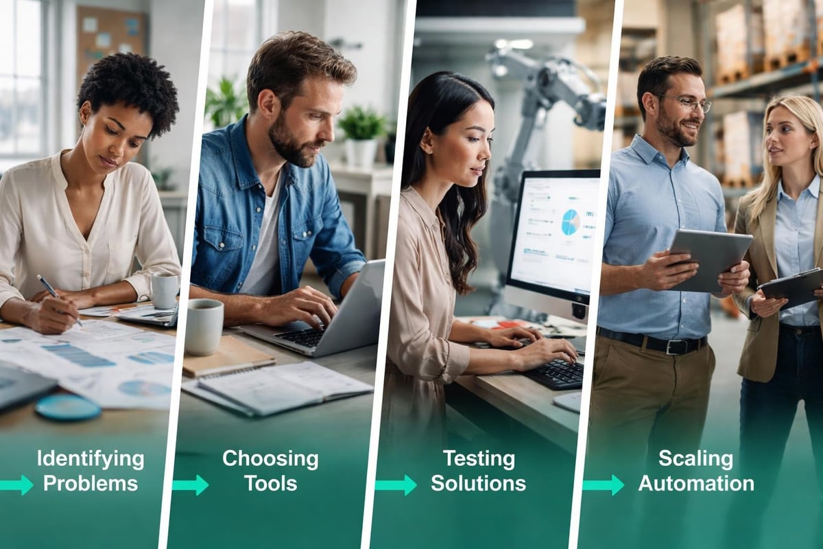 AI implementation stages