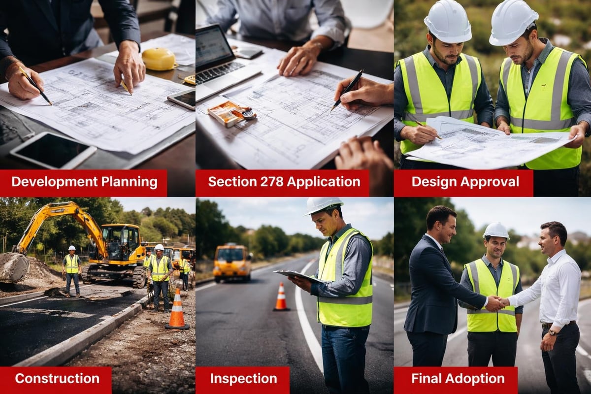 Section 278 agreement workflow