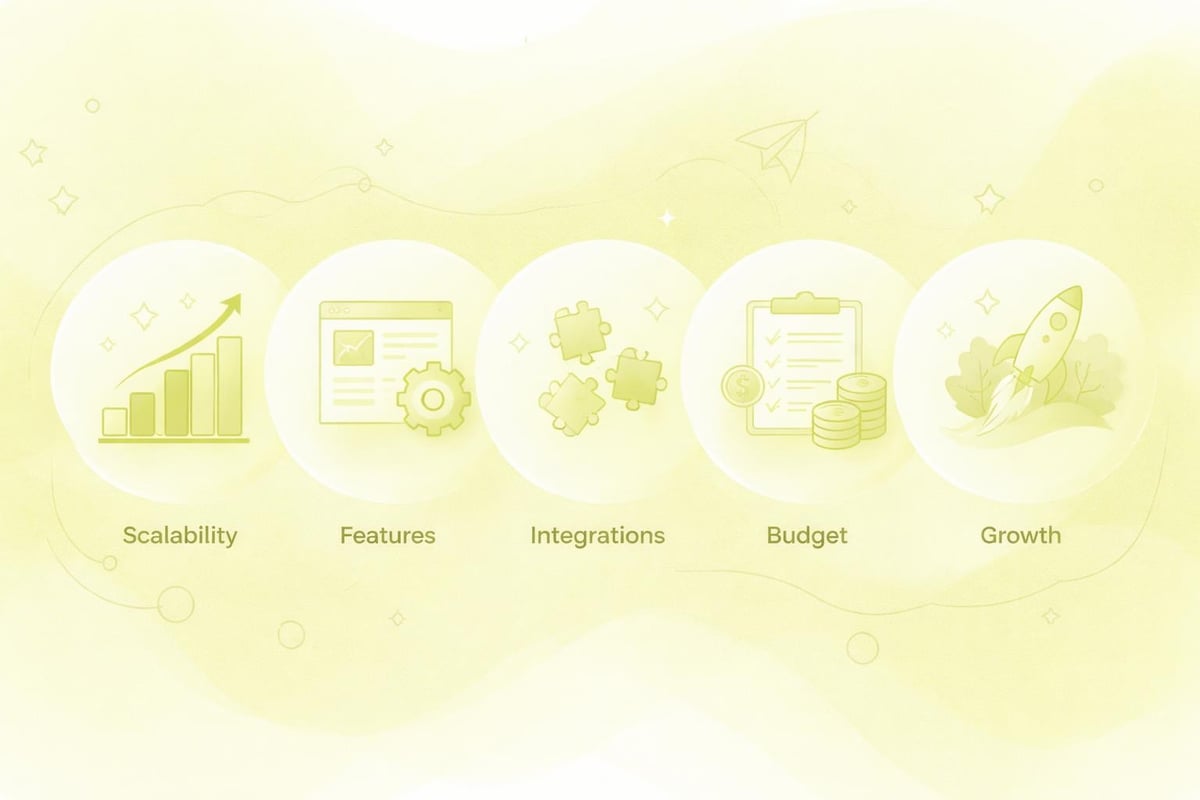Ecommerce platform selection framework